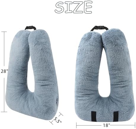 MissSoul Kids Travel Pillow with Hand Muff and Cartoon Design