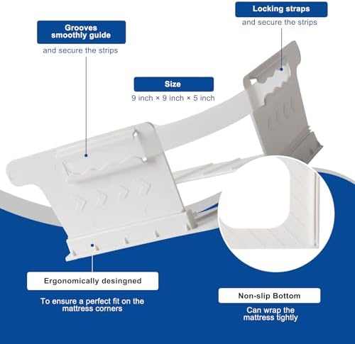 Wenai 4-Pack Lock Sheet Holders for Mattress