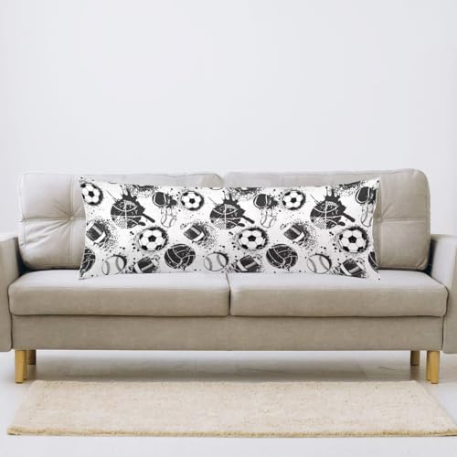 AELMARNEE Sport Themed Body Pillow Cover 20x54