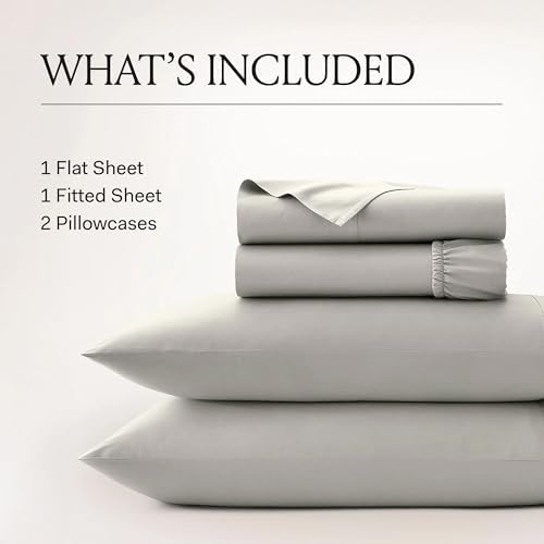 Boll Branch Signature Hemmed Sheet Set - King Size White