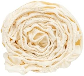 Organic Cotton King Fitted Sheet - Off White 1