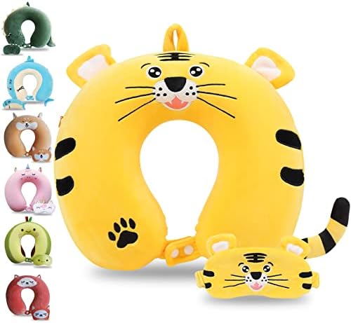 Sexysamba Tiger Cartoon Headrest Pillow for Kids