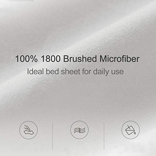 BlessLiving Twin XL Fitted Sheet with Cat Butterfly Pattern