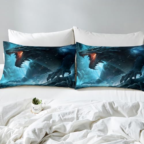 Feelyou Monster Bedding Set Kids 3D Animal Print King Size Sheets