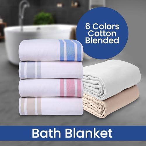 Linteum Textile Cotton Blended Bed Bath Blanket 70x90 in