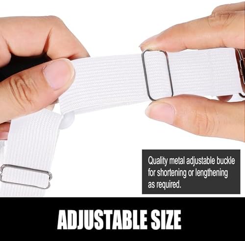 Tuyeabc Bed Sheet Straps 4 Pack White Adjustable