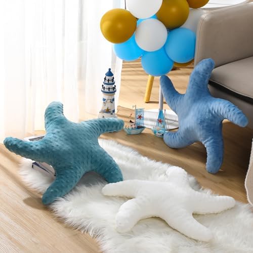 Fumete Starfish Plush Pillow 3 Pack 20 Inch Decor