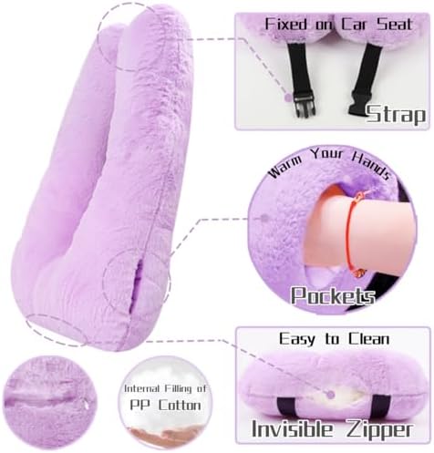 Sexysamba Travel Pillow with Eye Mask Set for Kids and Adults