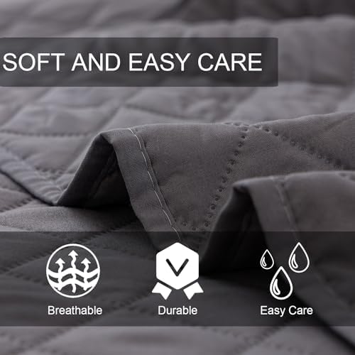 Feyocn 5-Piece Daybed Cover Set Gray 1