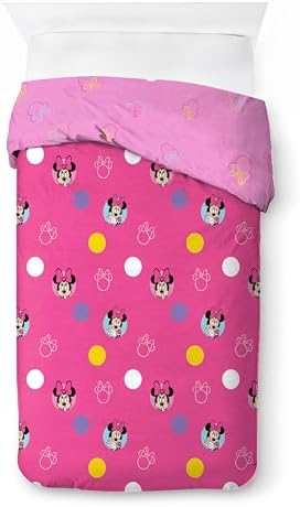Jay Franco Duvet Cover Set Minnie Mouse Pink Twin 2 Piece