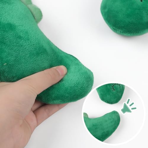 SIQITECHNO Plush Car Travel Pillow with Press to Sound