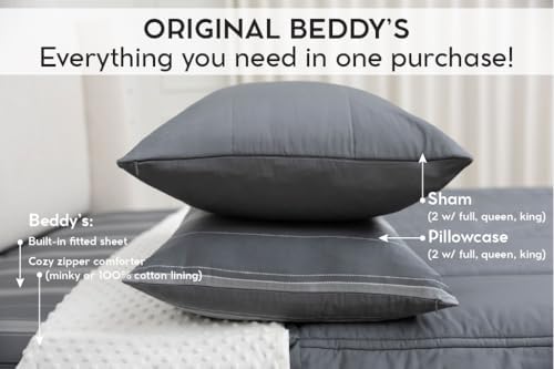 Beddys All in One Zipper Bedding Set for Kids and Adults