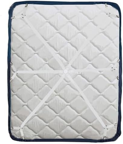 Adjustable Elastic Sheet Straps with Metal Clips 3 Way White
