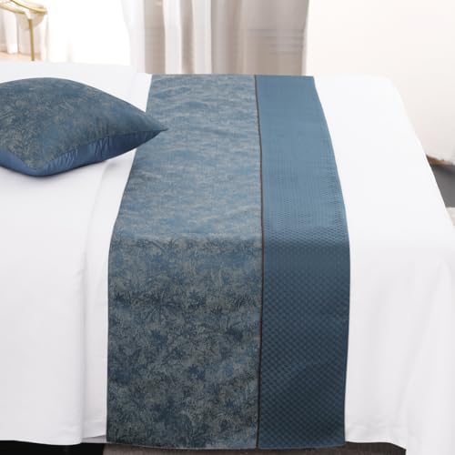 AMBERIS Bed Runner Twin Queen King Size Cotton Scarf