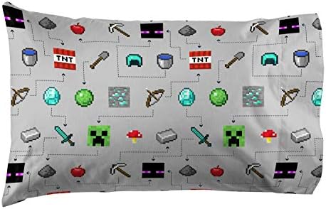 Jay Franco Minecraft Monster Hunters Twin Sheet Set