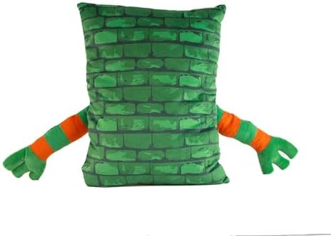Jay Franco Teenage Mutant Ninja Turtles Michelangelo 3D Snuggle Pillow - 15 Inches