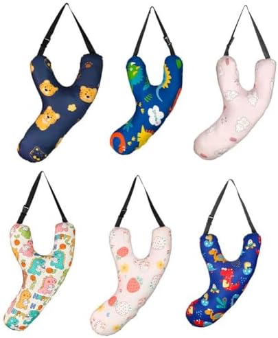 Y Shape Car Travel Pillow with Animal Design for Kids and Adults