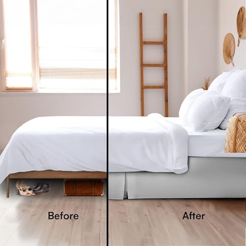LDC LUX DECOR QUEEN BED SKIRT 16 INCH DROP