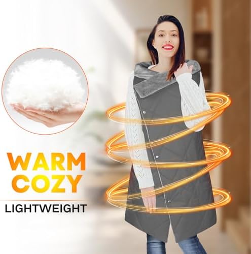 Diweez Cordless Heated Blanket with 3 Heat Levels