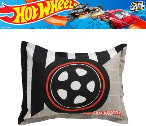 Franco Hot Wheels Kids Duvet Cover Set 2 Piece Twin