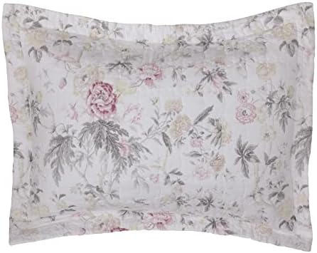 Laura Ashley Queen Quilt Set - Reversible Cotton with Shams