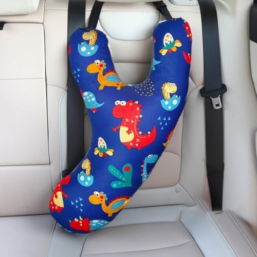 Y Shape Car Travel Pillow with Animal Design for Kids and Adults