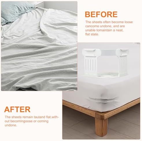 JASTT Lock Sheet Holders 4PCS Heavy Duty Bed Sheet Clips
