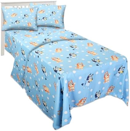 Bluey Twin Bedding Set with Sheets and Stickers