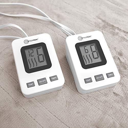 SensorPEDIC Heated Electric Blanket King Cappuccino