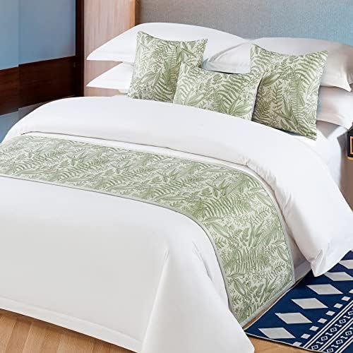 OSVINO Floral Bed Scarf - 100 Microfiber King Size