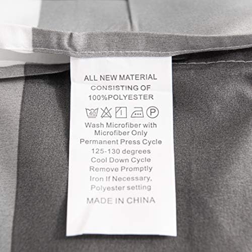 GETIANN Plaid Duvet Cover Set Twin 68x90
