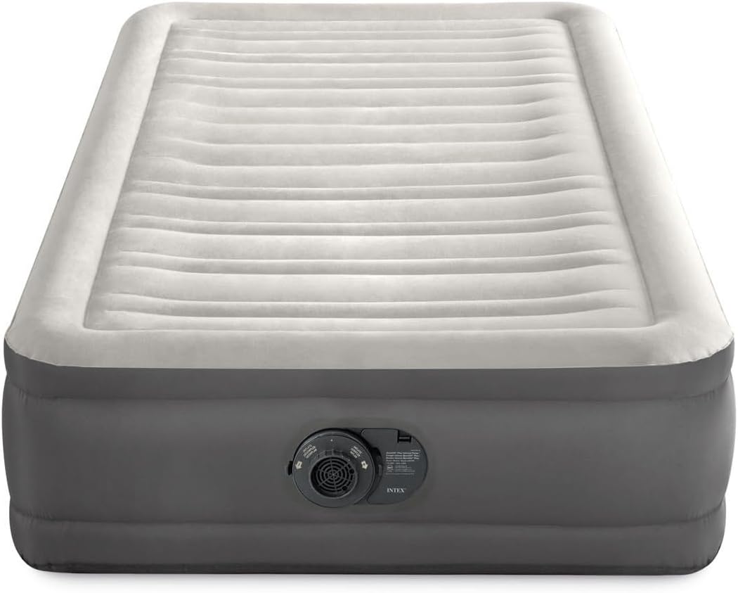 Intex Luxury Air Mattress with Electric Pump and Multi-Zone Support