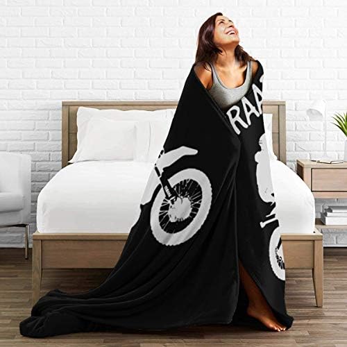 LodiSFOA Dirt Bike Motocross Fleece Throw Blanket