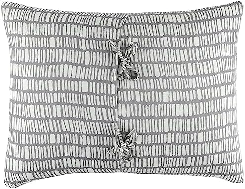 Pine Cone Hill Talus Granite Duvet Sham Euro Size Grey Graphic