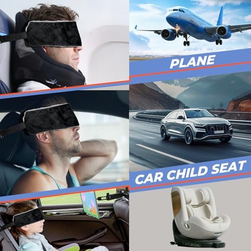 Ynipanda 2pcs Travel Pillow for Kids and Adults