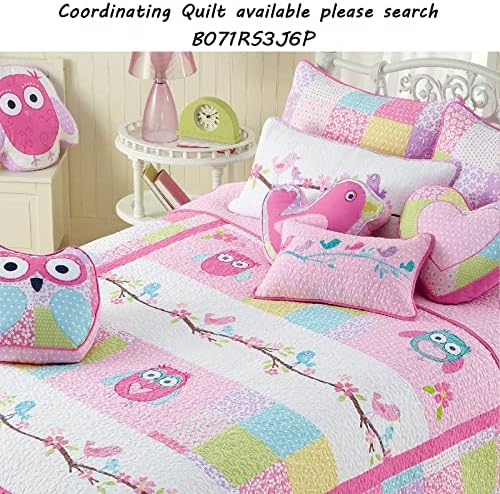 Cozy Line Home Fashions Cute Bird Throw Pillow for Kids and Girls