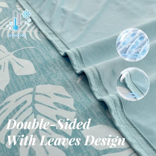 OIGAE Cooling Blanket - Soft Lightweight Summer Blanket for Hot Sleepers