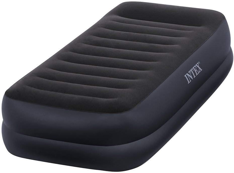 Intex Dura-Beam Twin Pillow Rest Airbed with Built-In Pump