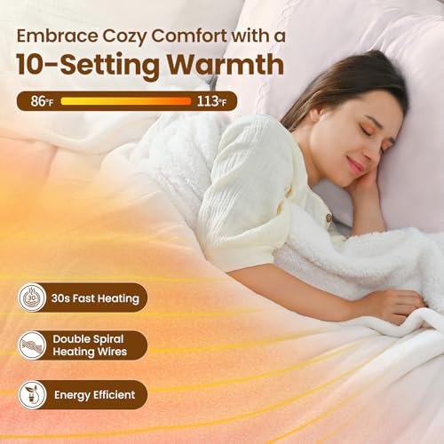Bearhug Electric Blanket Full Size 77 x 84
