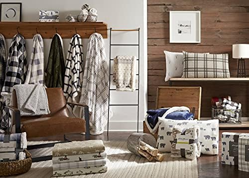 Eddie Bauer Twin Flannel Sheet Set - Cozy Soft