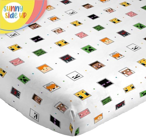 Sunny Side Up Minecraft Creeper Animals Twin Sheet Set 3 Piece