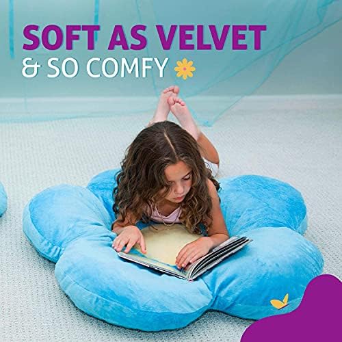 Butterfly Craze Daisy Floor Pillow - Pink 20 Inches