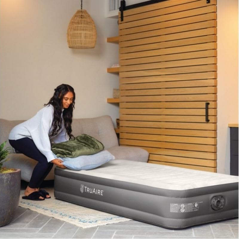 Intex Luxury Air Mattress with Electric Pump and Multi-Zone Support