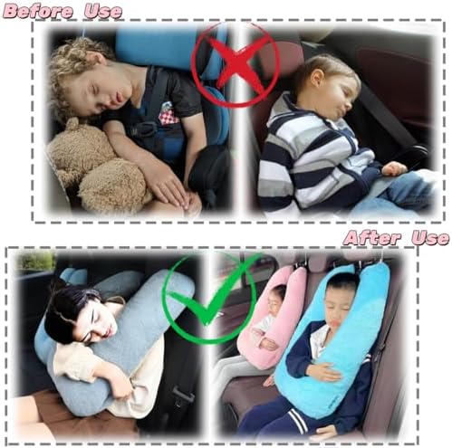 Sexysamba Travel Pillow with Eye Mask Set for Kids and Adults