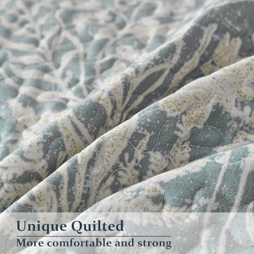 DURLENGEN Boho Style Quilt Set Twin 2Pcs