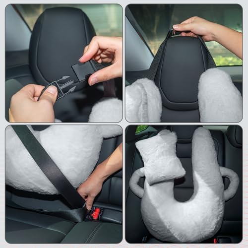 Travel Pillow for Adults Kids with Head and Neck Support