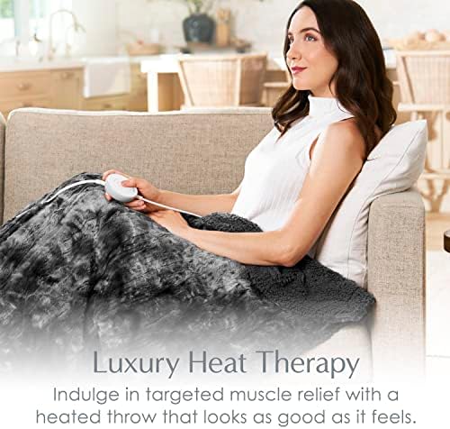PureRadiance Heated Throw with 6 Heat Settings