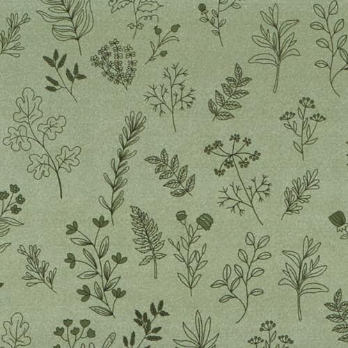 Usfivefam Green Floral Cal King Sheet Set 4PCS