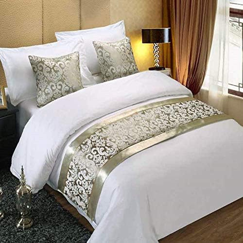 Twelve Silver Bed Runner Scarf for Home Decor 1