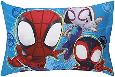 Marvel Spidey Team 4-Piece Toddler Bed Set - Red White Blue